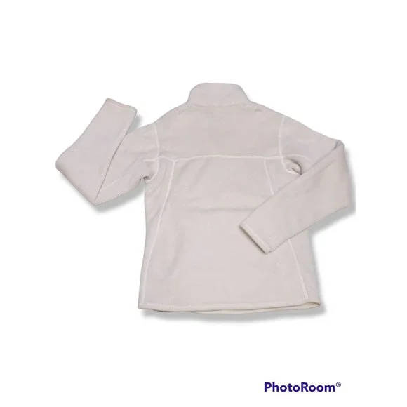 🌼HP🌼 Patagonia Women's Raw Linen-White Re-Tool Snap Fleece Pullover - S - Picture 4 of 11